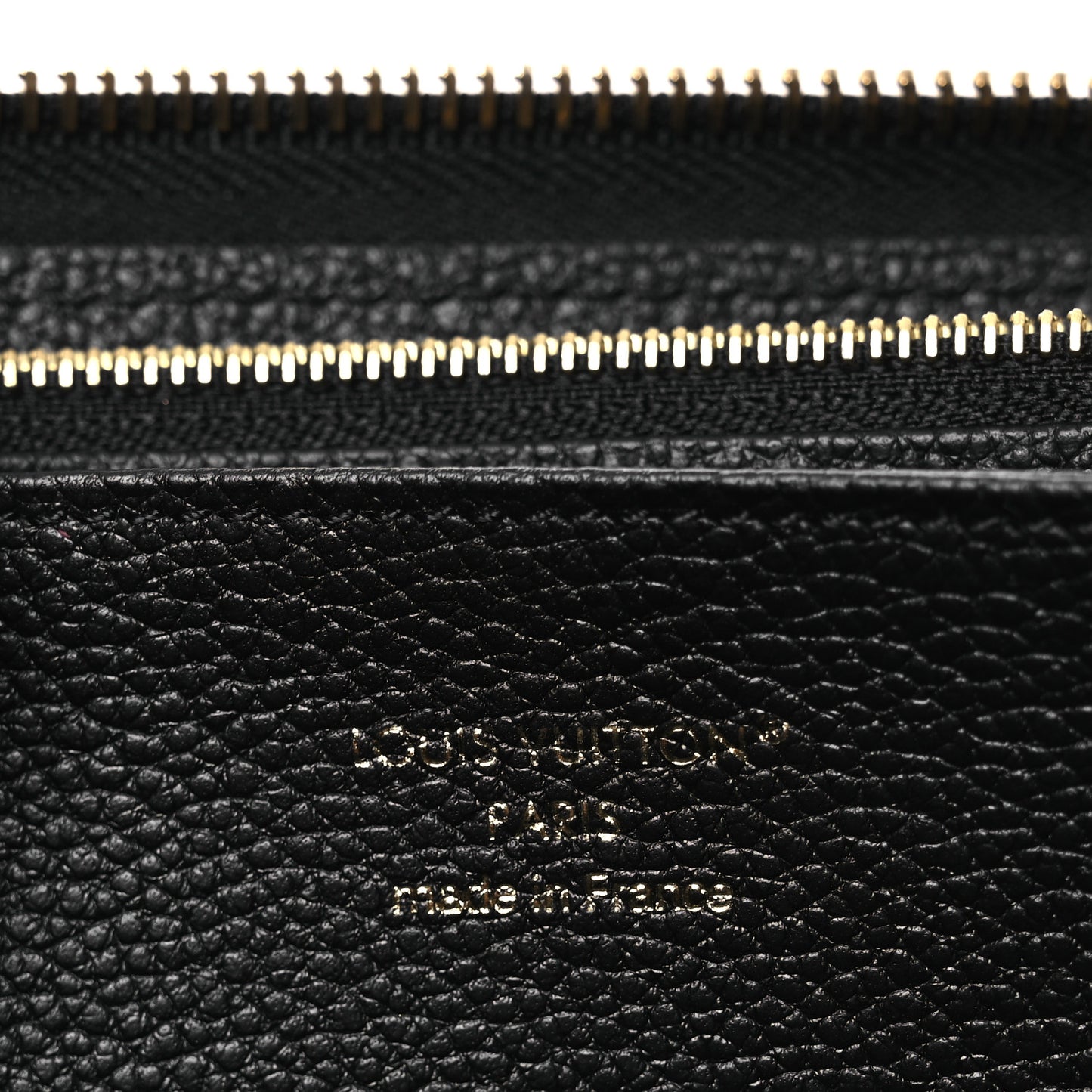 Empreinte Monogram Giant Zippy Wallet Black Beige