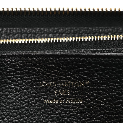 Louis Vuitton Empreinte Monogram Giant Zippy Wallet Black Beige 6 of 7