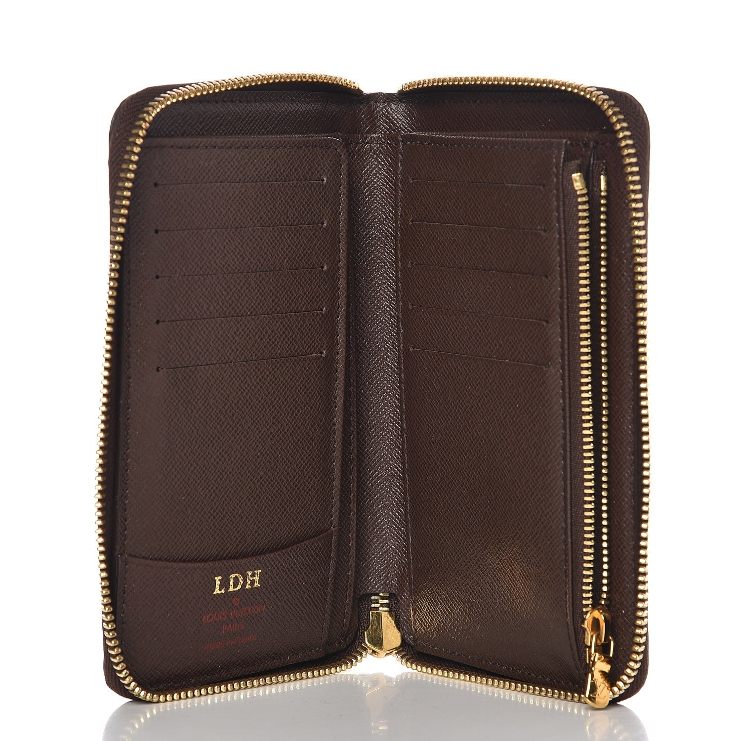 Louis Vuitton Damier Ebene Zippy Compact Wallet 5 of 6
