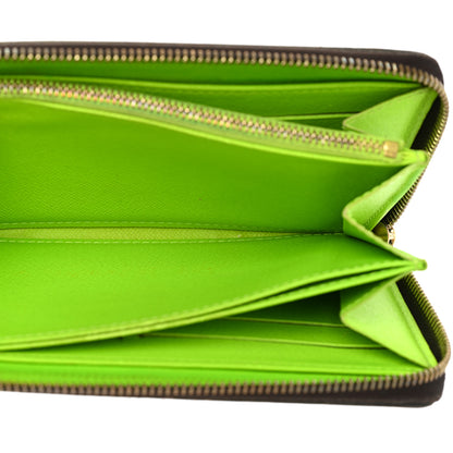 Louis Vuitton Monogram Graffiti Zippy Wallet Green 7 of 21