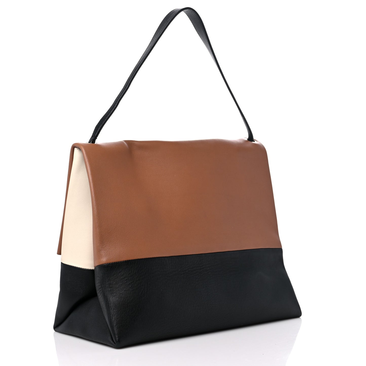 Calfskin All Soft Shoulder Bag Tan