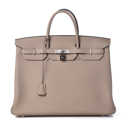 Hermes Togo Birkin 40 Gris Tourterelle 1 of 31