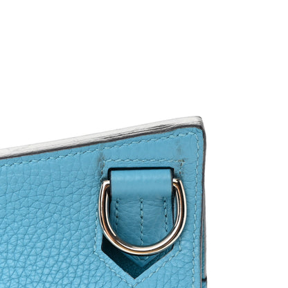 Hermes Taurillon Clemence Jypsiere 28 Bleu Du Nord 11 of 15