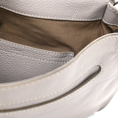 Chloe Calfskin Medium Marcie Round Crossbody Bag Cashmere Grey 11 of 32