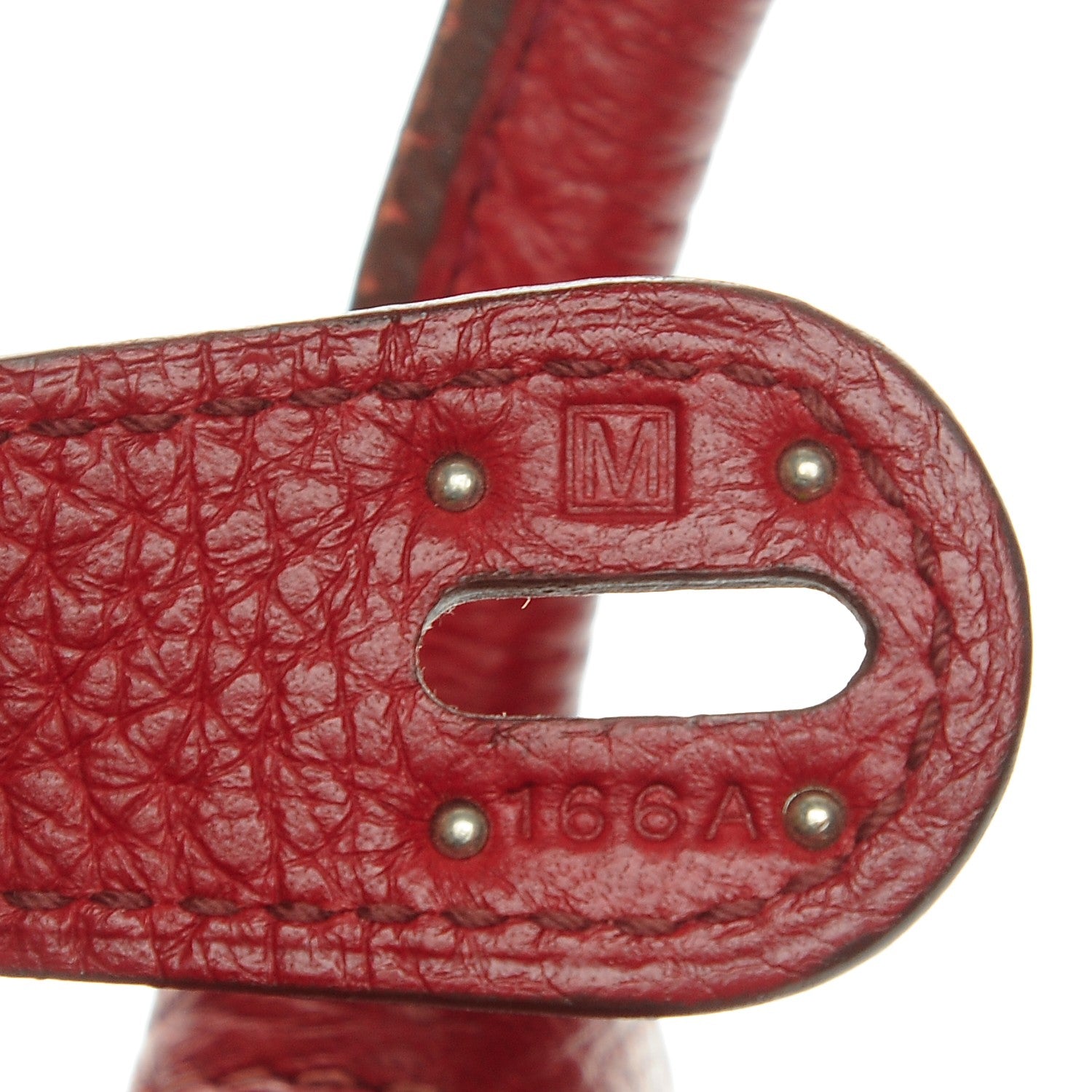 Hermes Taurillon Clemence Lindy 30 Rouge 7 of 7