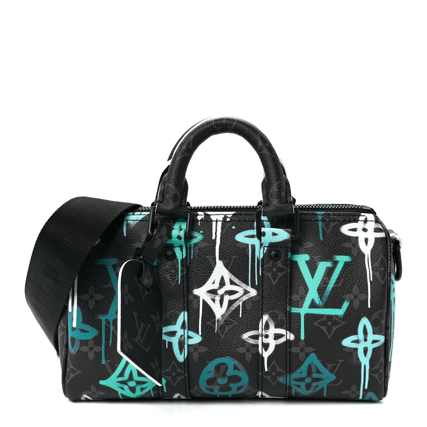 Louis Vuitton ケース グラフィティ Louis Vuitton Monogram Eclipse LV Graffiti Keepall Bandouliere 25