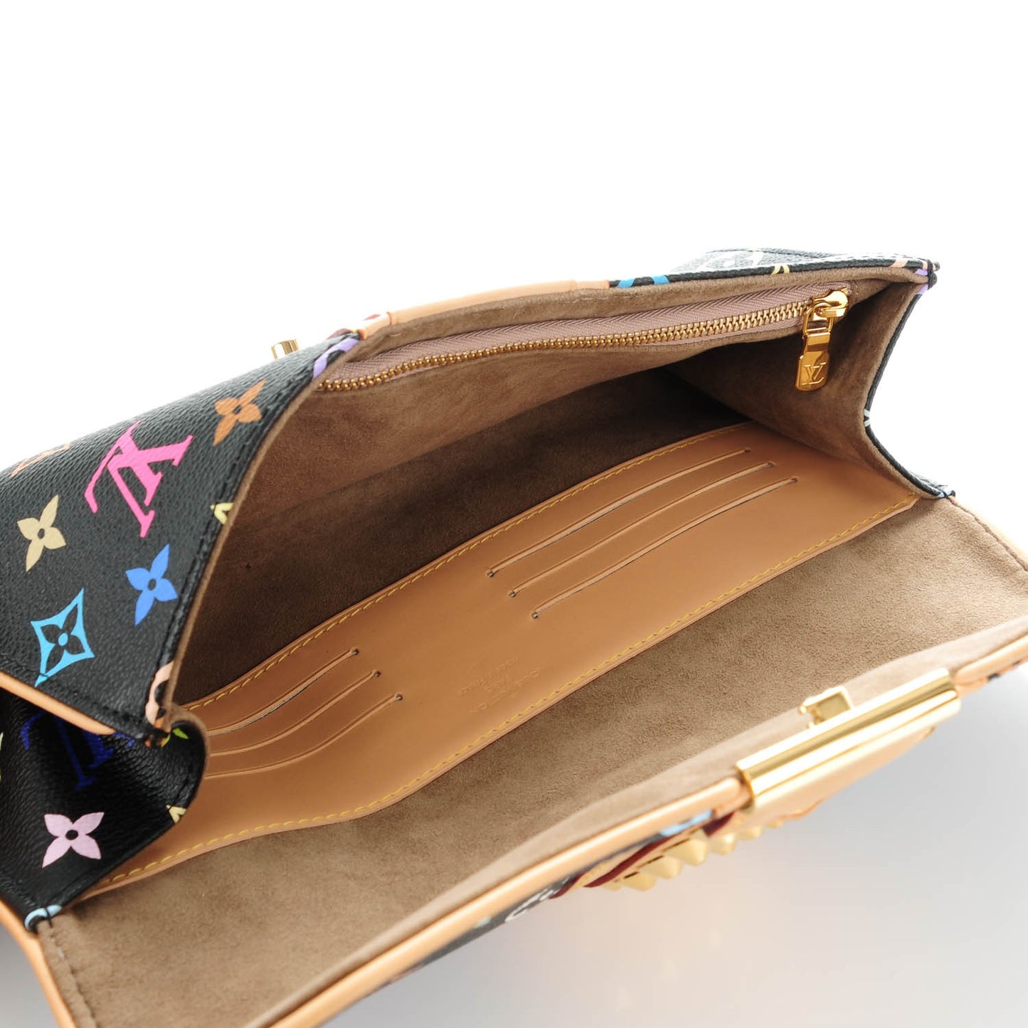 Monogram Multicolor Courtney Clutch Black