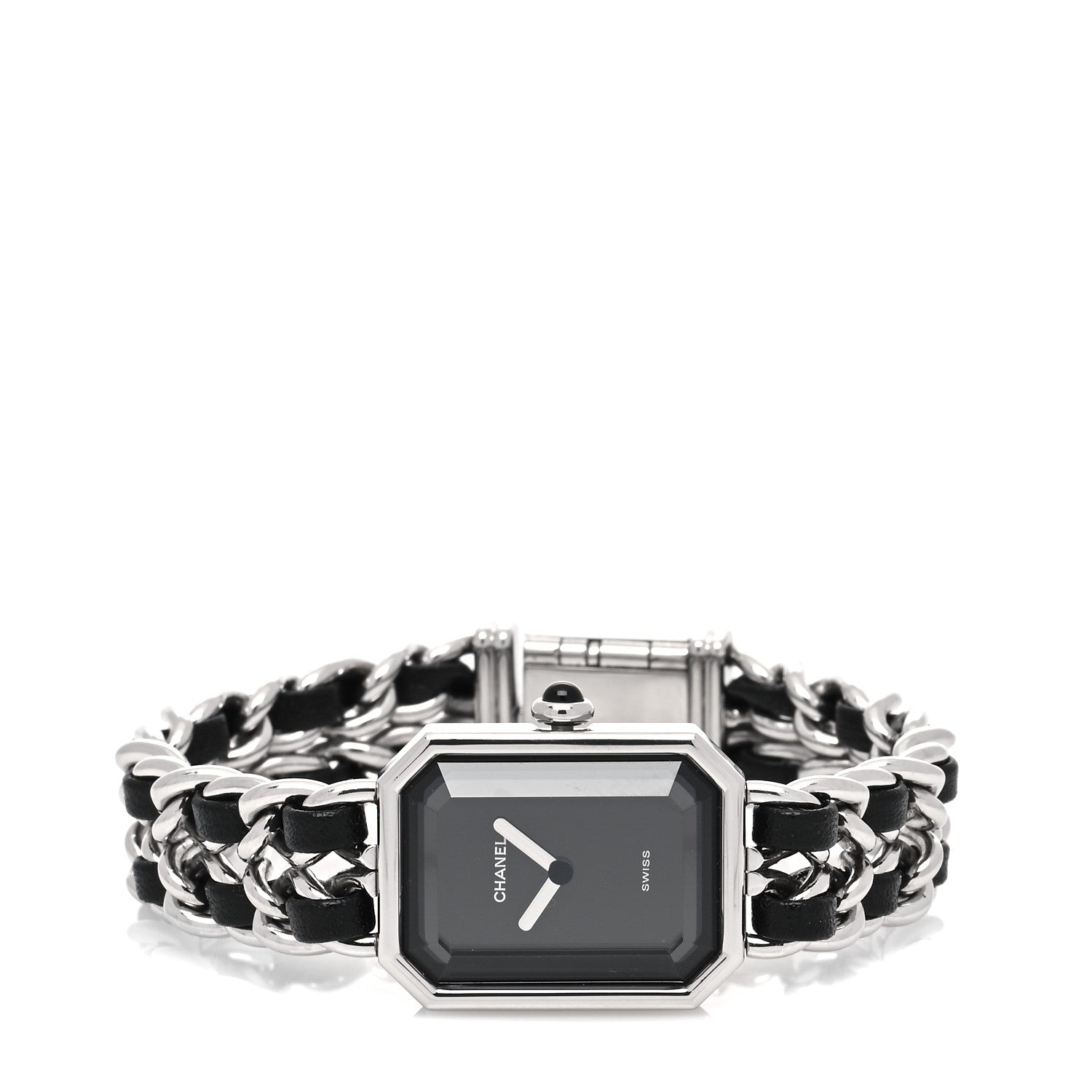 Chanel Stainless Steel Lambskin 20mm Chain Premiere Quartz Watch L 2 of 4