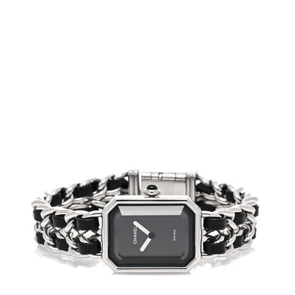 Chanel Stainless Steel Lambskin 20mm Chain Premiere Quartz Watch L 2 of 4