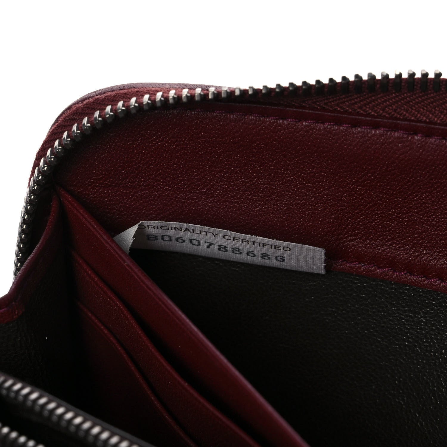 Bottega Veneta Nappa Intrecciato Zip Around Wallet Opera Pink 8 of 12