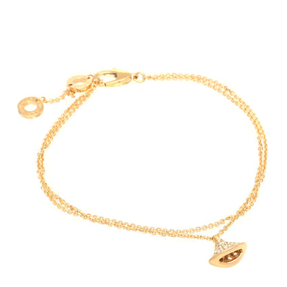 Bulgari 18K Yellow Gold Diamond Divas' Dream Bracelet ML 1 of 5