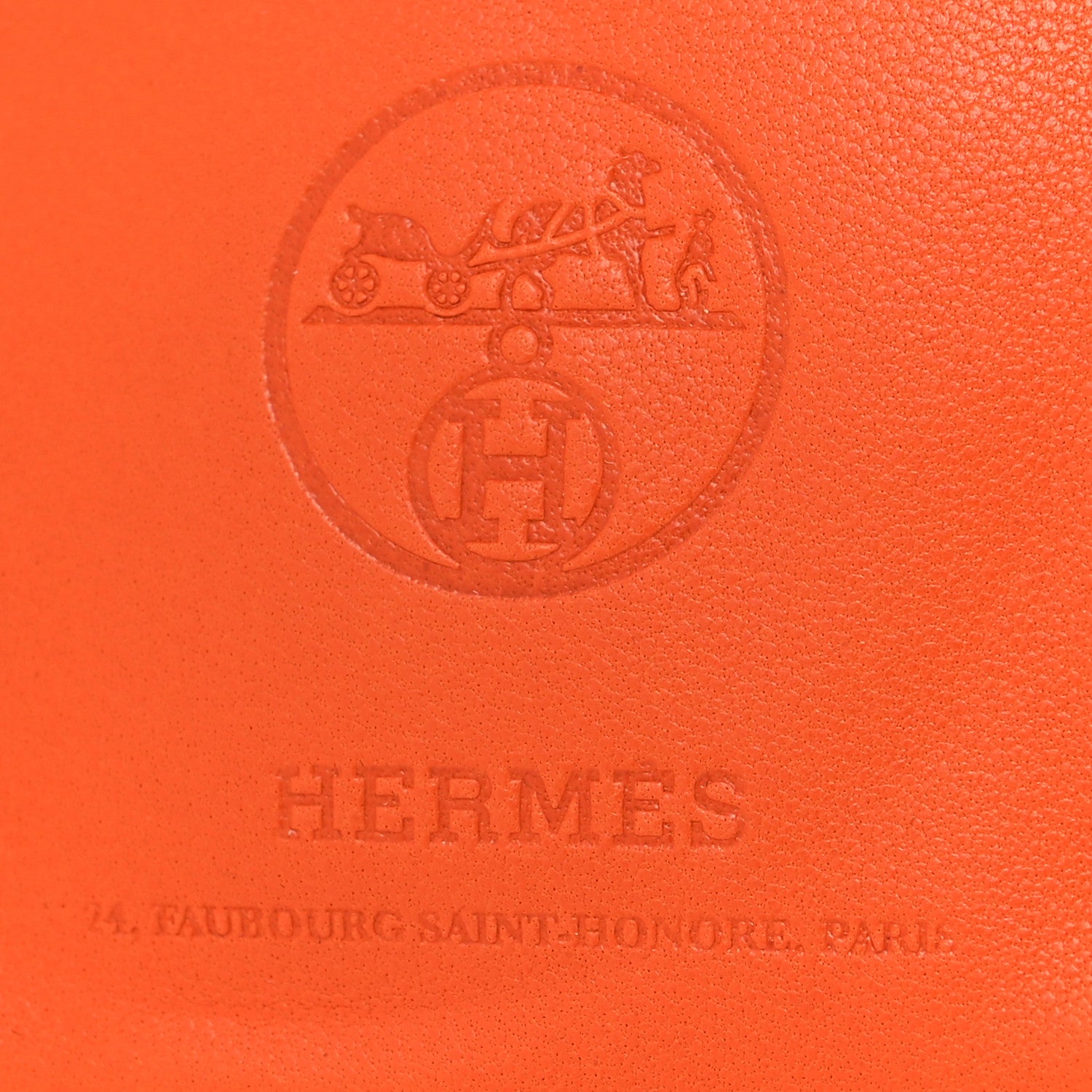 Hermes Milo Lambskin Swift Shopping Bag Charm Feu Gold 3 of 4