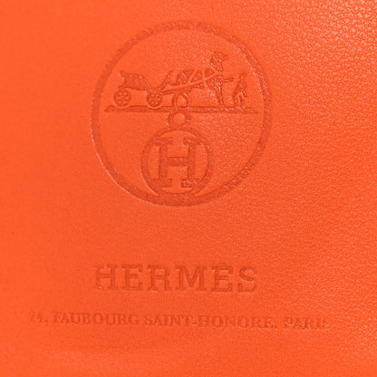 Hermes Milo Lambskin Swift Shopping Bag Charm Feu Gold 3 of 4
