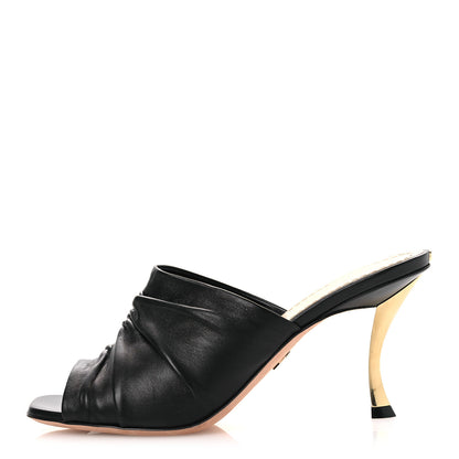 Christian Dior Lambskin D-Fame Mule Sandals 37 Black 1 of 11