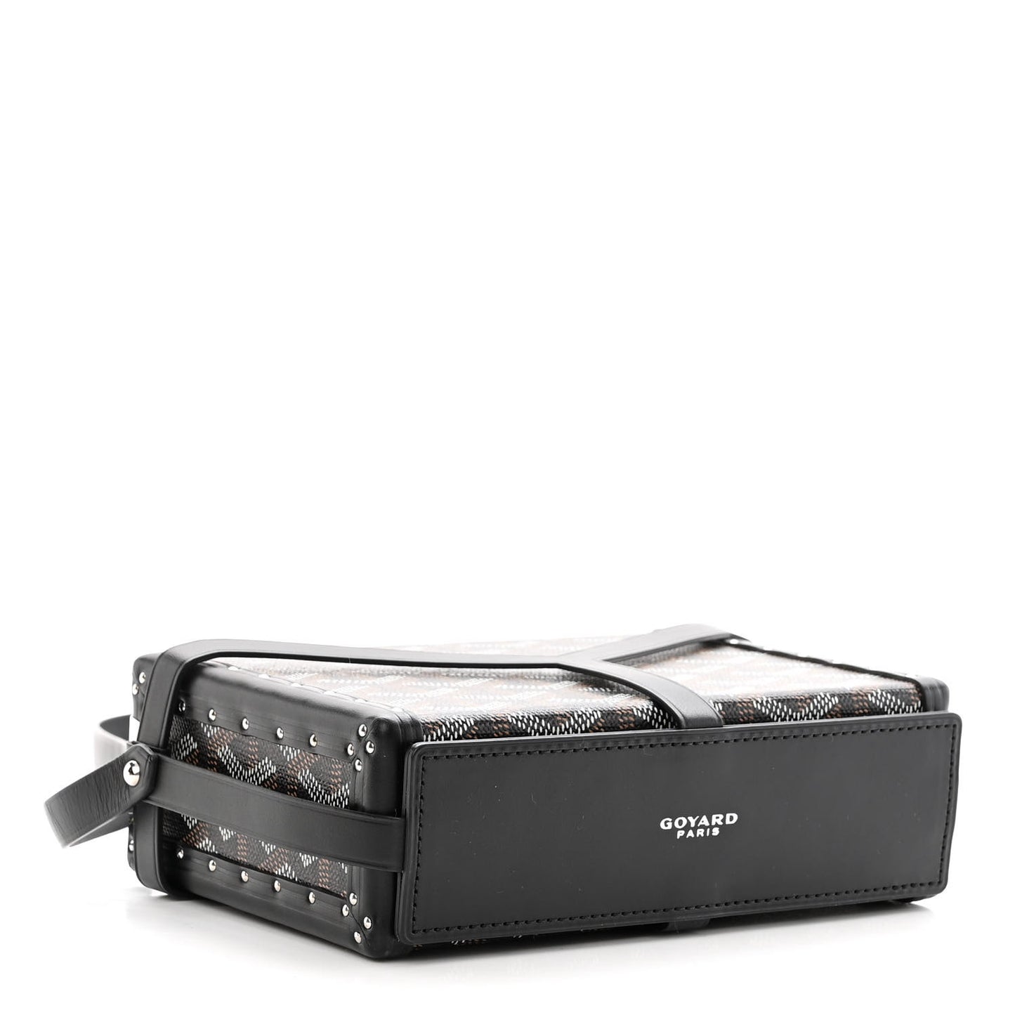 Goyardine Minaudiere Trunk Bag Black