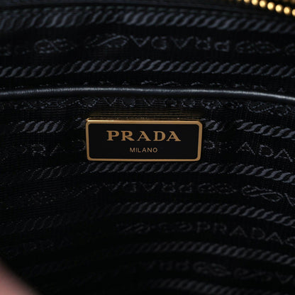 Prada Tessuto Nylon Soft Calfskin Backpack Black 8 of 9