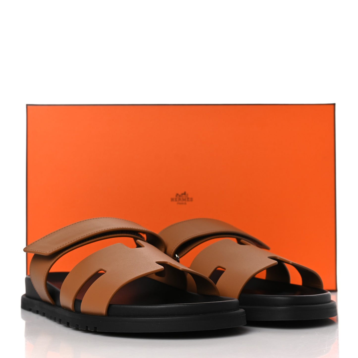 Calfskin Mens Chypre Sandals 42.5 Gold