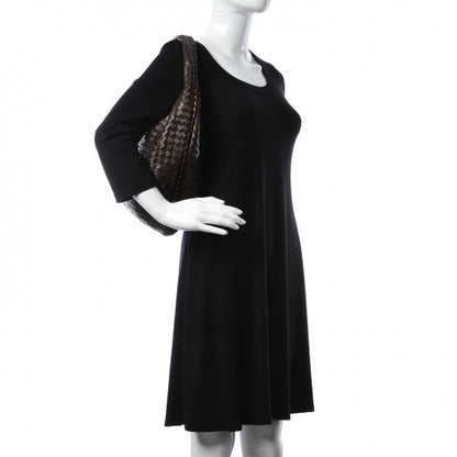 Bottega Veneta Nappa Intrecciato Large Veneta Hobo Ebano 2 of 10