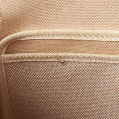 Hermes Toile Vache Calfskin Herbag PM 30 Black Natural 13 of 15