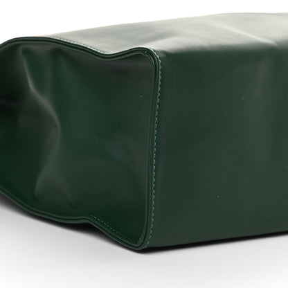 Telfar Vegan Leather Medium Shopping Bag Dark Olive 9 of 10