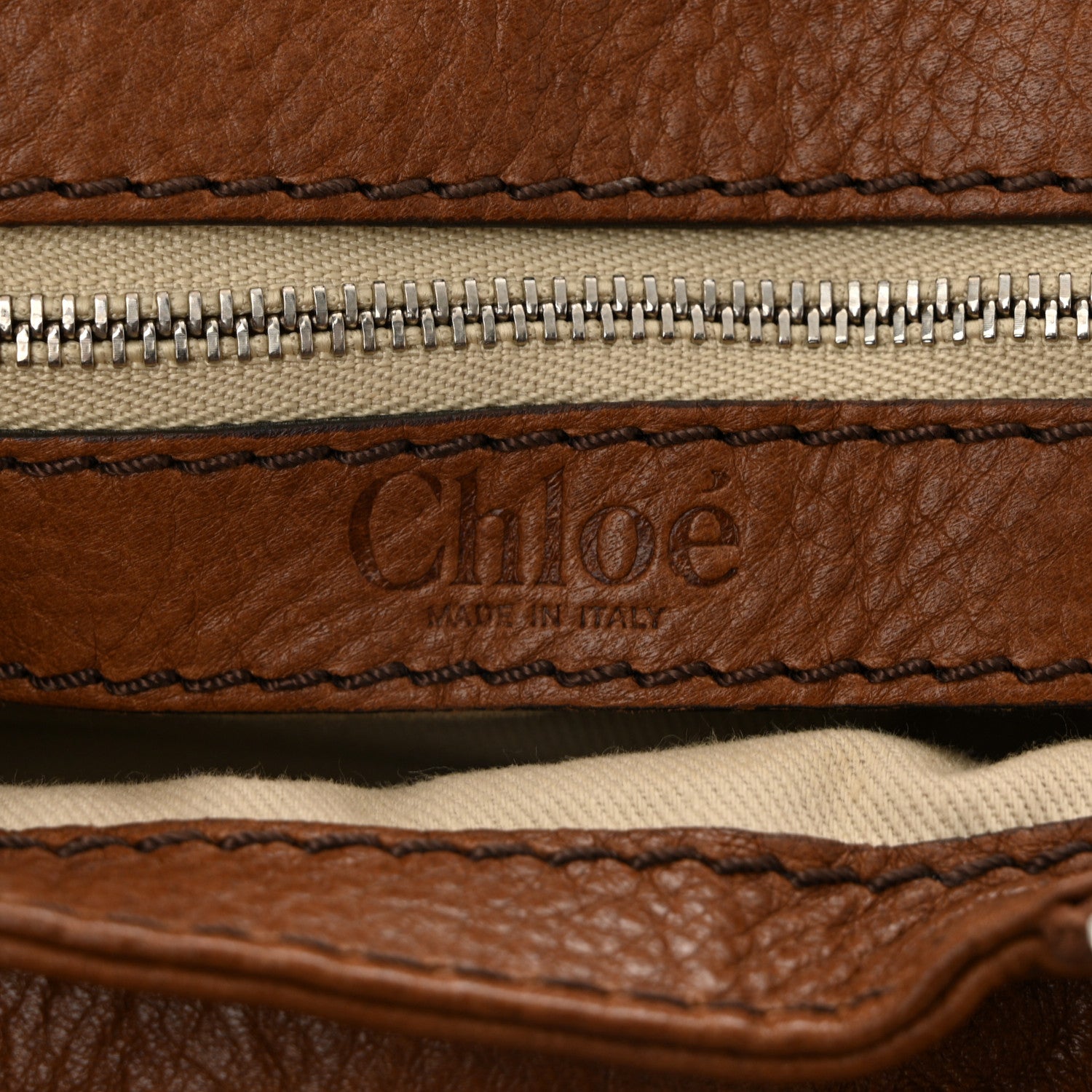 Chloe Calfskin Small Paddington Satchel Nut 6 of 10