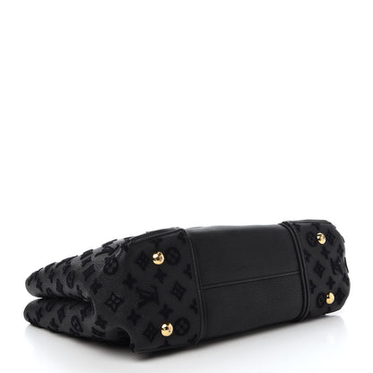 Louis Vuitton Veau Cachemire Tote W PM Black 4 of 9
