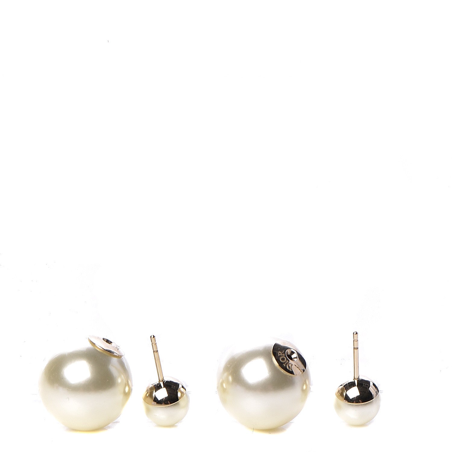 Christian Dior Pearl Mise En Dior Tribal Earrings 3 of 5
