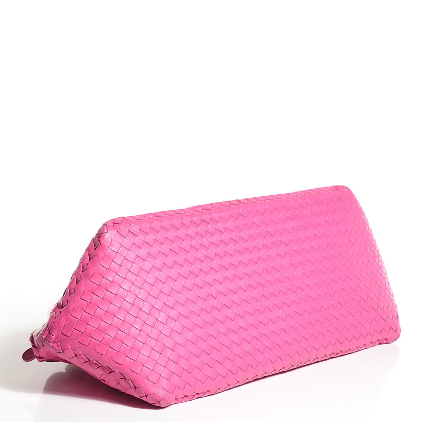 Nappa Intrecciato Large East West Seamless Tote Rosa Shock