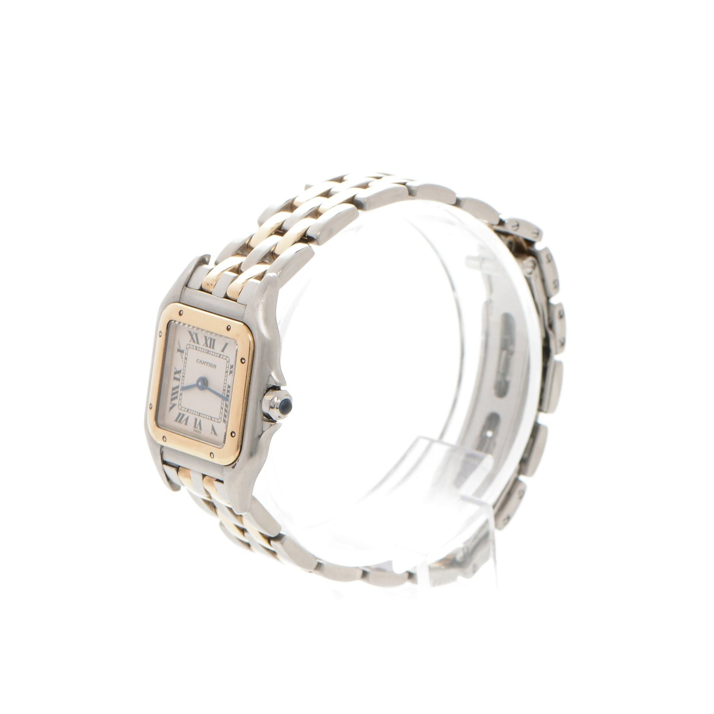 Stainless Steel 18K Yellow Gold 22mm Panthere Quartz Watch