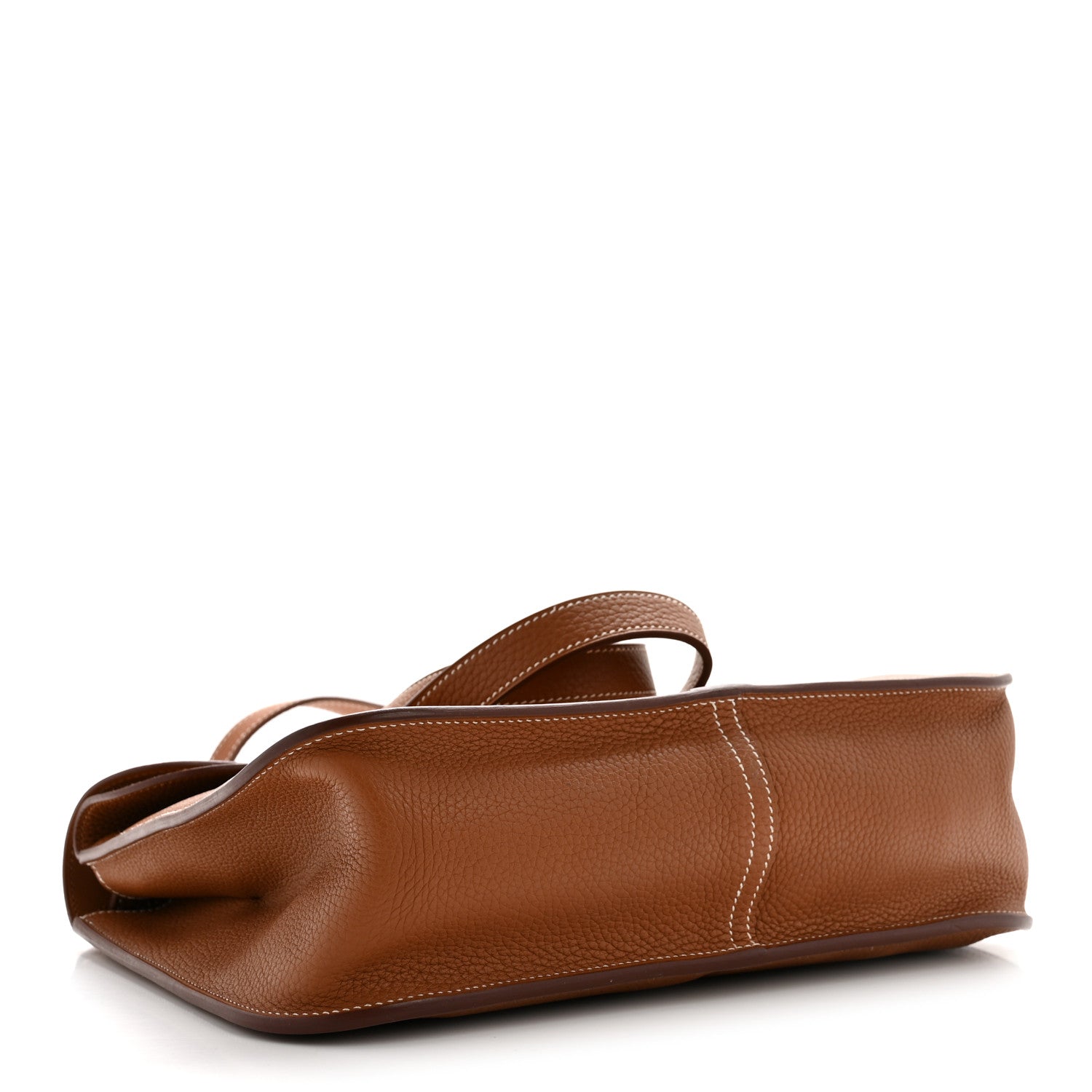 Hermes Taurillon Clemence Halzan 31 Gold 4 of 10