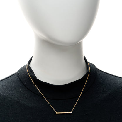 Chopard 18K  Gold Yellow Diamond Ice Cube Pure Necklace 2 of 5