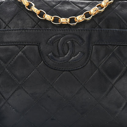 Chanel Lambskin Quilted Tassel Camera Case Black 9 of 13