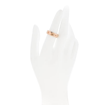 Chanel 18K Beige Gold Small Coco Crush Ring 53 6.5 2 of 7