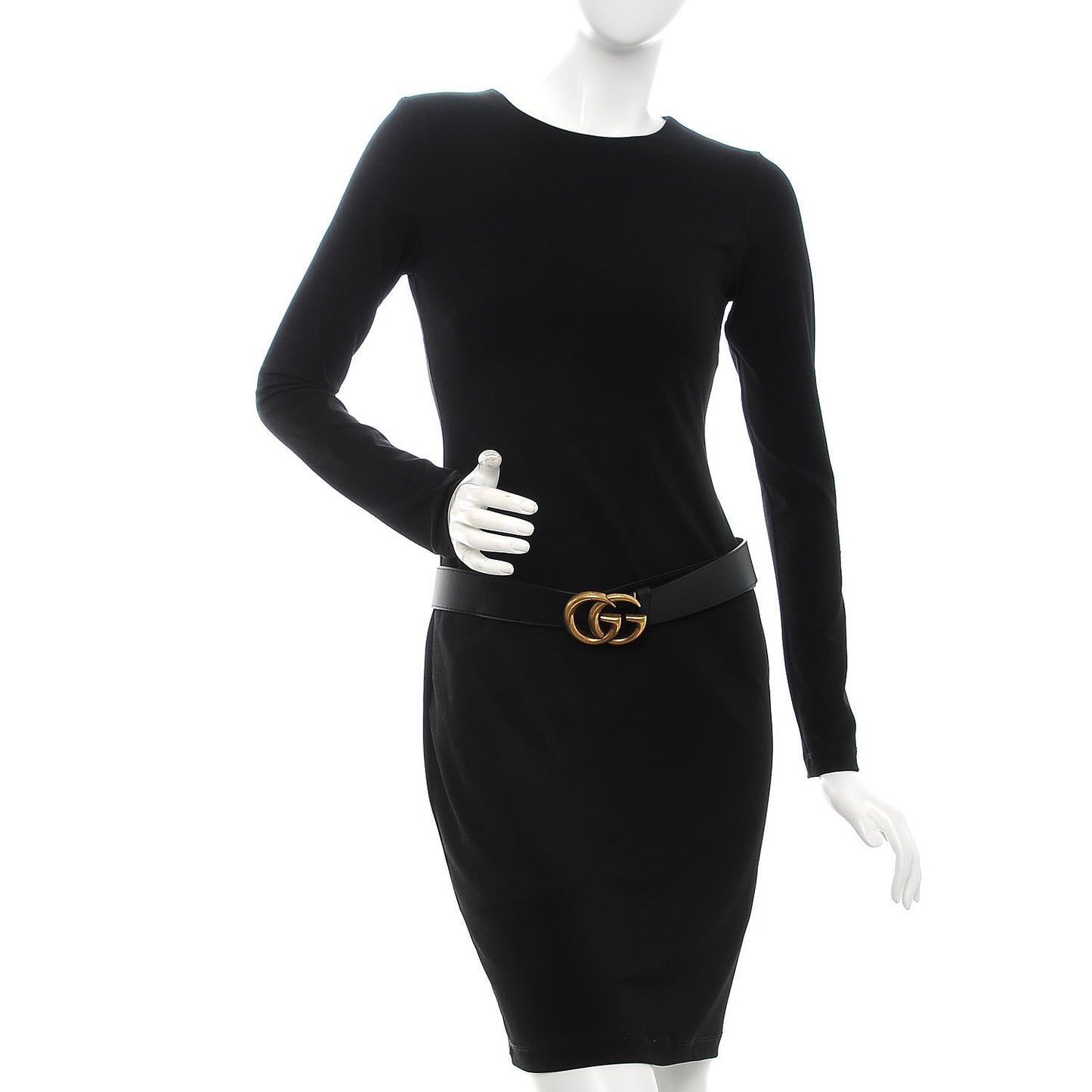 Calfskin Double G 40mm Belt 85 34 Black