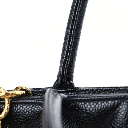 Chanel Caviar Quilted Medallion Tote Black 15 of 16