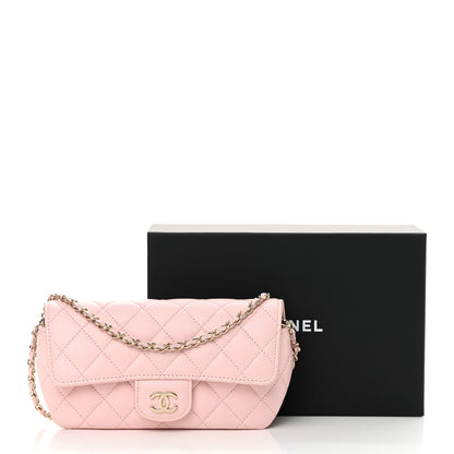 Chanel Caviar Quilted Glasses Case With Chain Light Pink 14 of 14