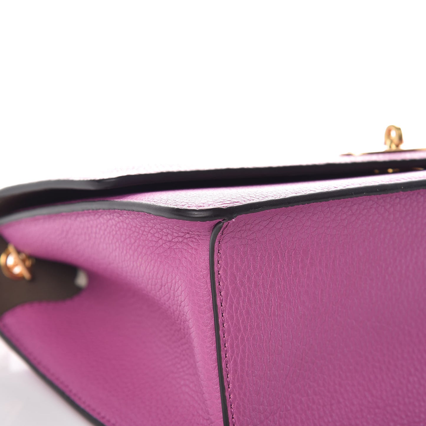 Small Classic Grain Calfskin Medium Darley Orchid