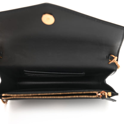 Versace Vitello Virtus Wallet on Chain Black 5 of 7