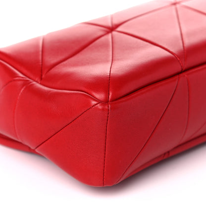 Saint Laurent Lambskin Patchwork Monogram Medium Jamie Red 10 of 13
