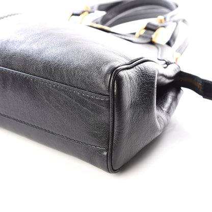 Gucci Calfskin Medium Re(Belle) Top Handle Bag Black 6 of 8