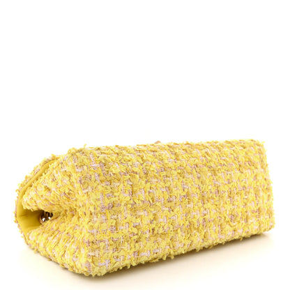Chanel Tweed Quilted 2.55 Reissue Mini Flap Yellow 4 of 11