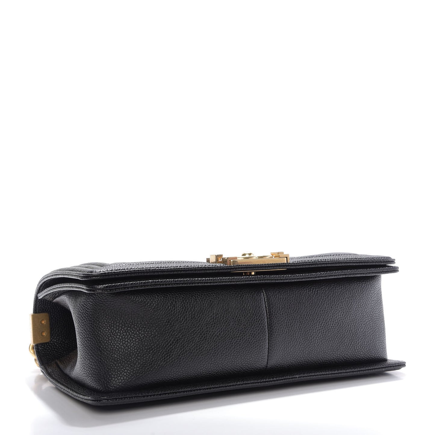 Caviar Quilted Medium Boy Flap Black