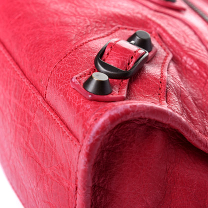 Balenciaga Agneau Classic Hardware Mini City Rose Thulian 12 of 14