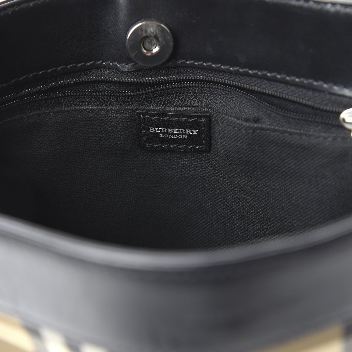 Burberry House Check Shoulder Bag Black 5 of 10