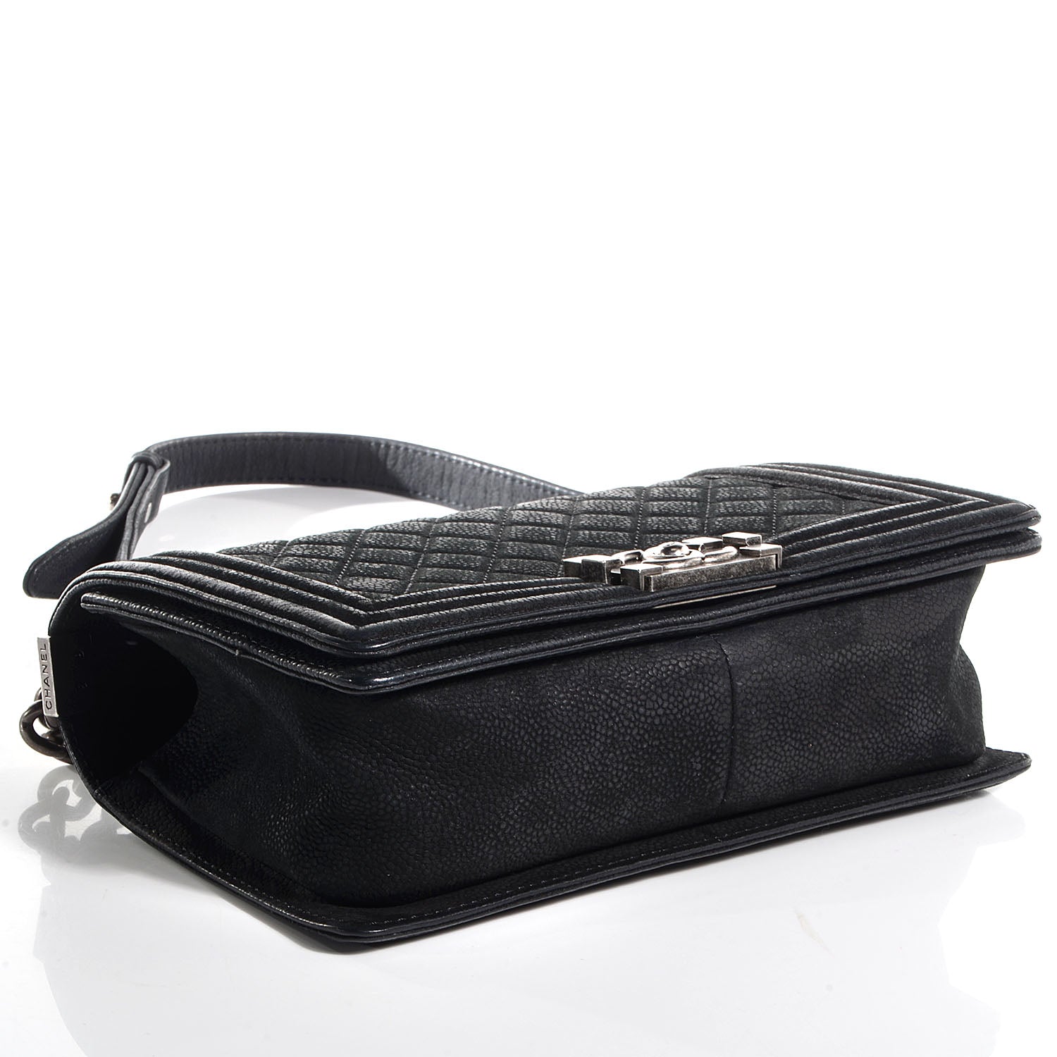 Chanel Iridescent Caviar Medium Boy Flap Black 4 of 8