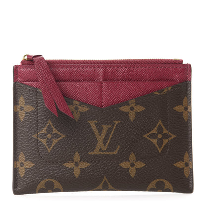 Louis Vuitton Monogram Zipped Card Holder Fuchsia 1 of 7