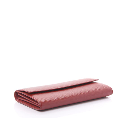 Louis Vuitton Epi Sarah Wallet Rouge 3 of 11