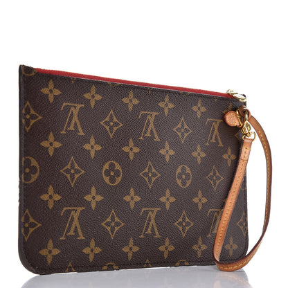 Louis Vuitton Monogram Neverfull MM GM Pochette Cherry 3 of 8