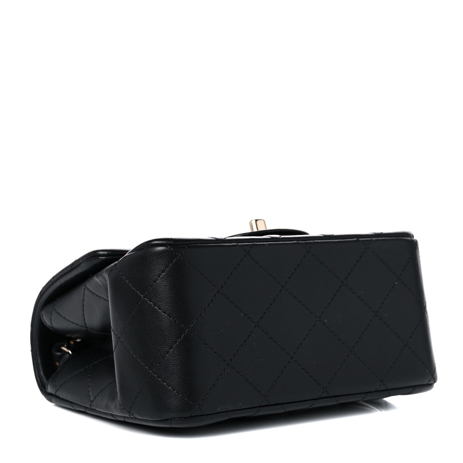 Chanel Lambskin Quilted Mini Square Flap Black 4 of 11