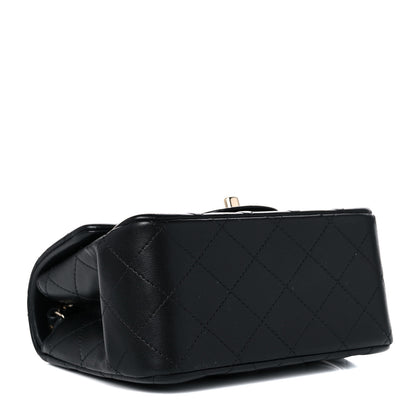 Chanel Lambskin Quilted Mini Square Flap Black 4 of 11